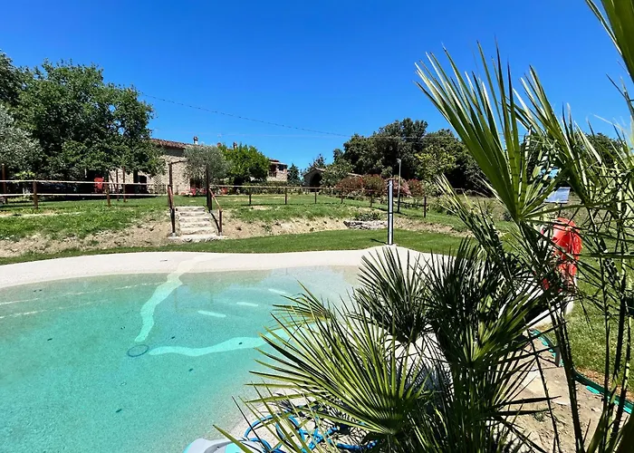 San Ansanino- Piscina Con Spiaggia-aria Condizionata ファームステイ